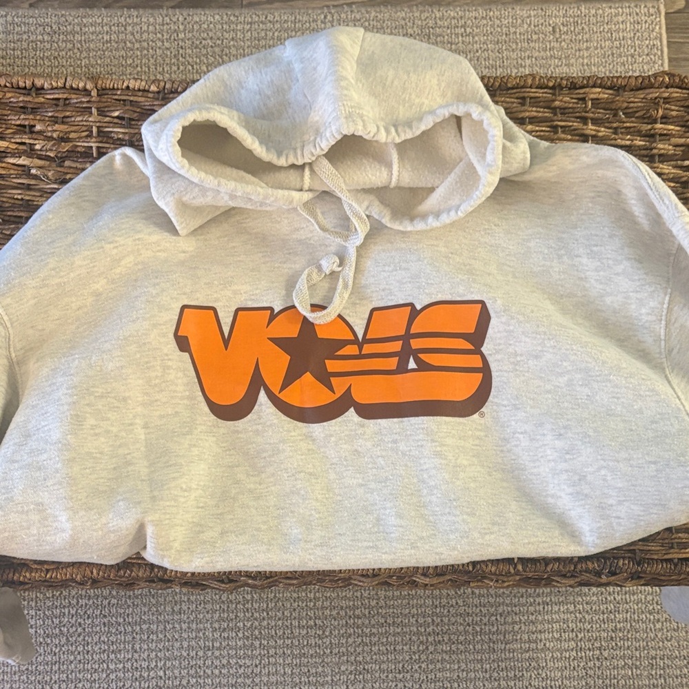 Tennessee Vols Volstar Retro Gray Hoodie Mens XL optimist